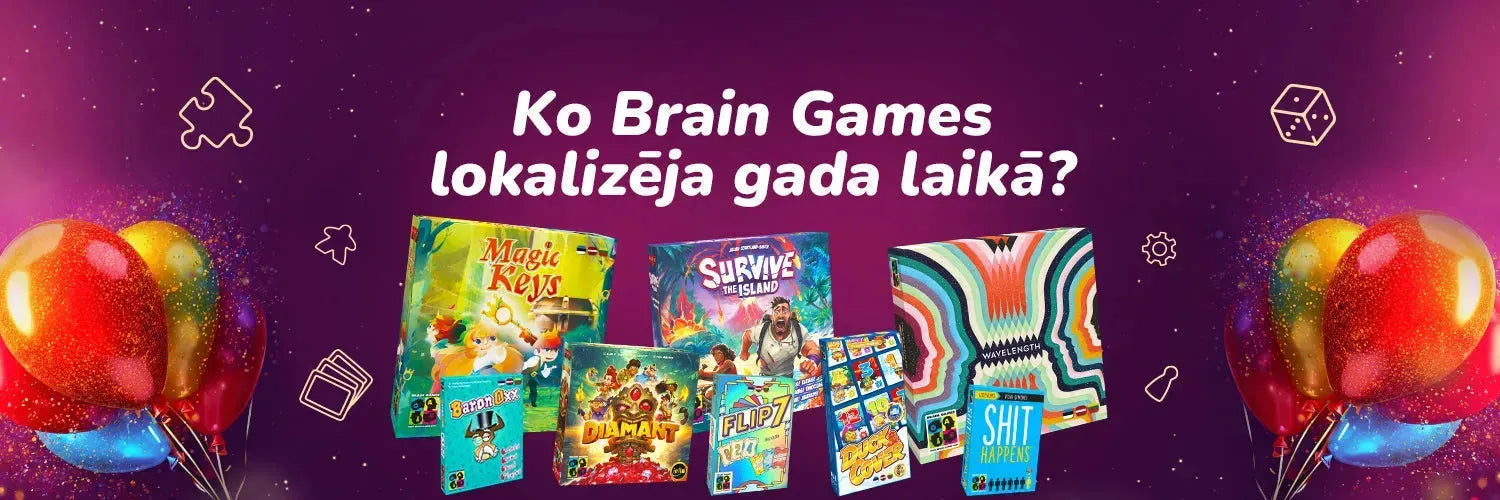 Jauns gads, jaunas spēles dažādām gaumēm-Brain Games LV