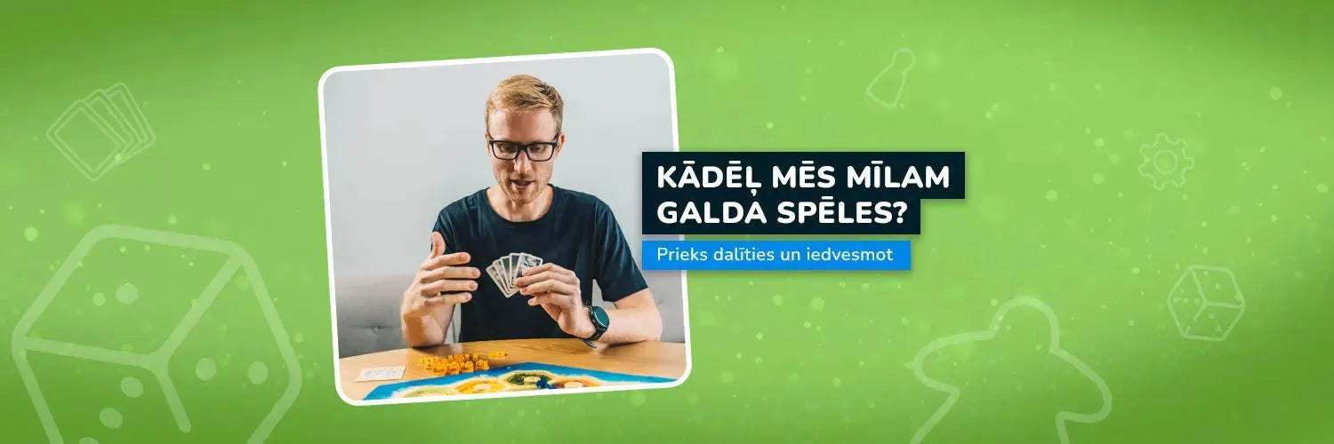 Kāpēc mēs mīlam galda spēles? - Krišjānis-Brain Games LV