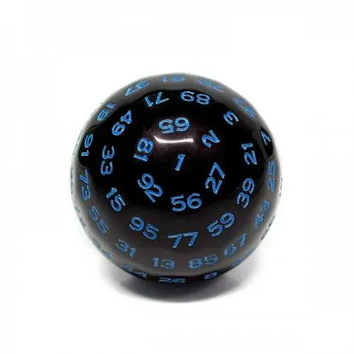 100-Sided Die – Black and Blue