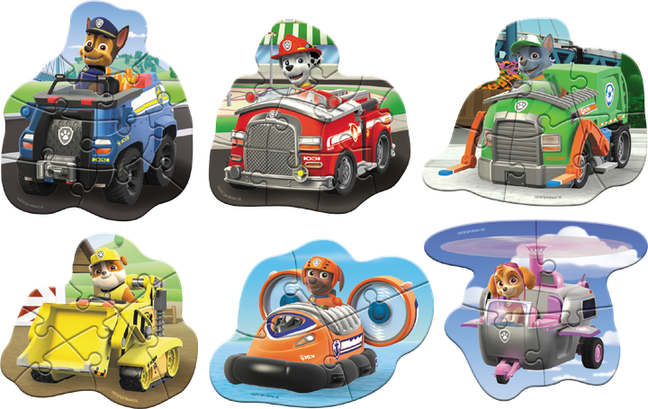 Paw patrol Puzzle 4-6-8 elements Ready for act