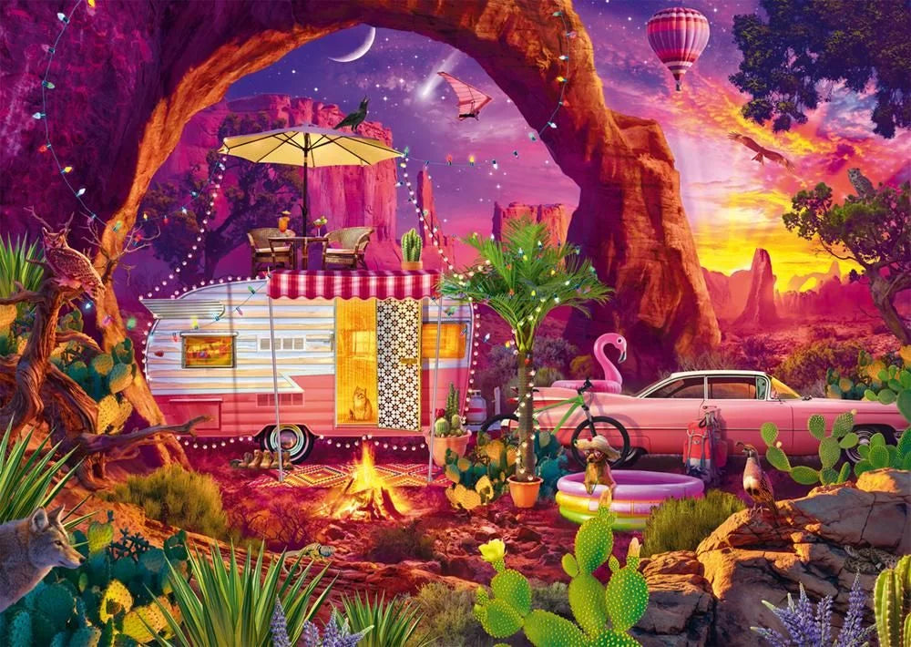 A desert camping paradise