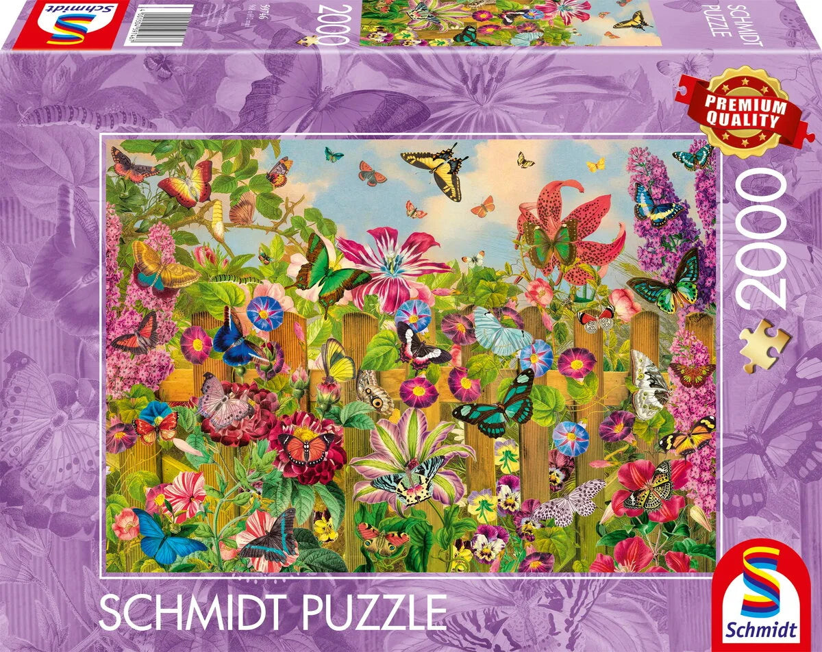 Enchanting butterfly garden