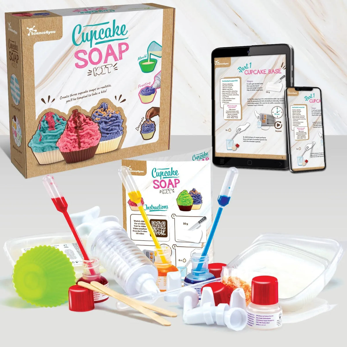 Science kit - Cupcake soap kit
