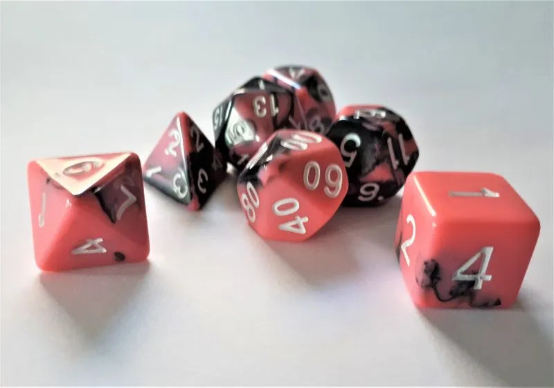Würfelset: Pink Panda (7)