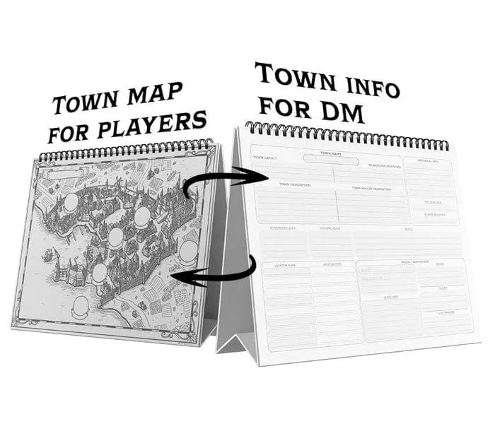 n/a Book:Town Ledger notebook