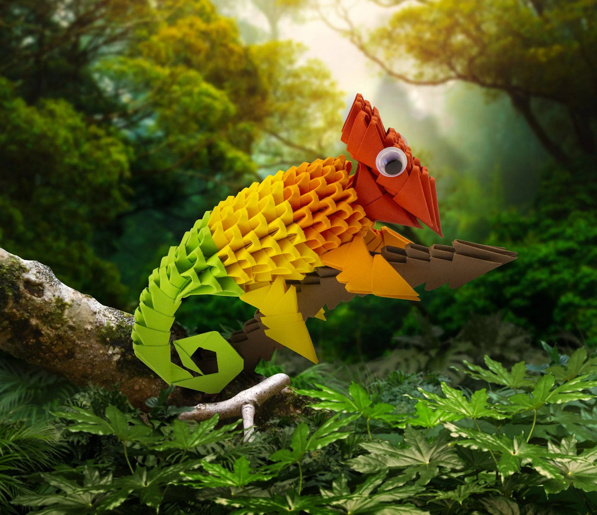 N/A Modeļi Creagami Chameleon S origami komplekts