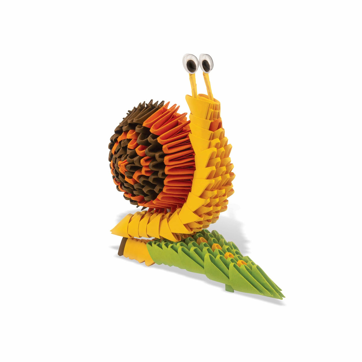 N/A Modeļi Creagami Snail on the leaf S origami komplekts