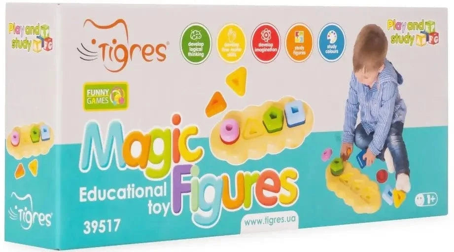 n/a n/a Educational toy "Magic figures" 8 el. in a box