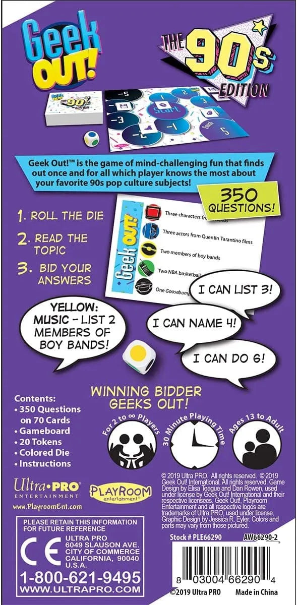 Brain Games LV Geek Out! 90s Edition