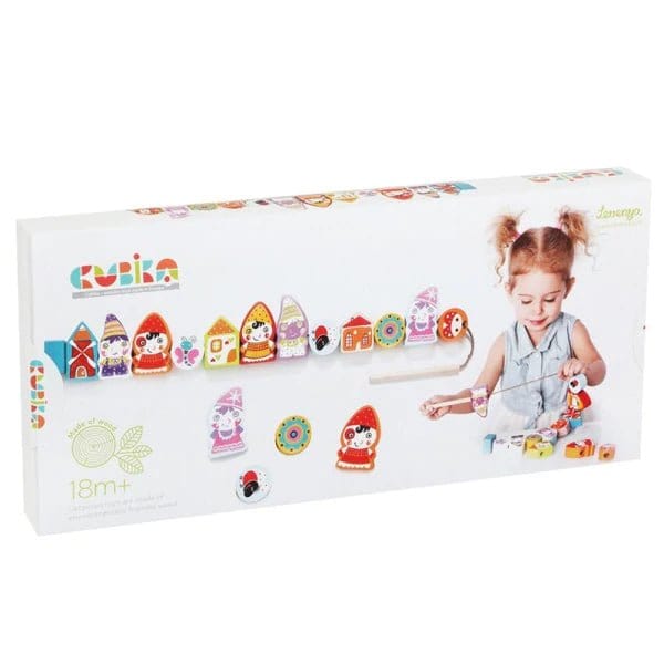 Brain Games LV Happy dwarves lacing toy