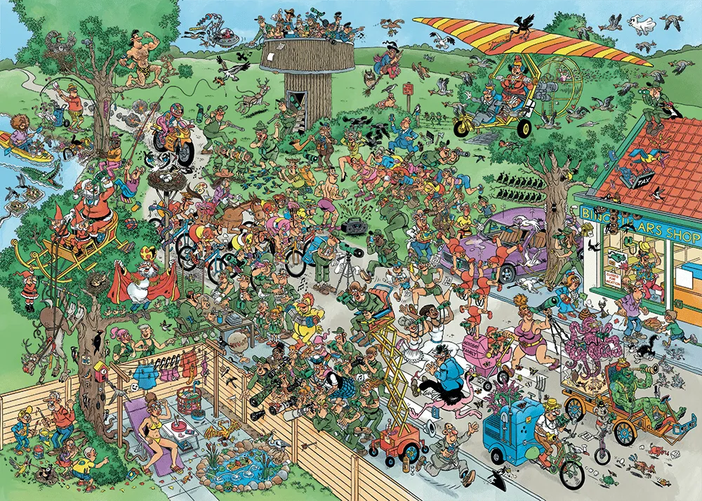 Brain Games LV Jan van Haasteren - Big Garden Birdwatch (1000 pieces)