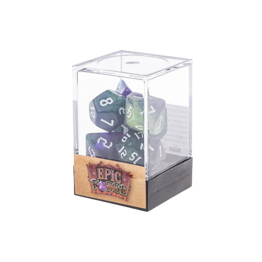 Boxed Set of 7 Dice – Green Goblins