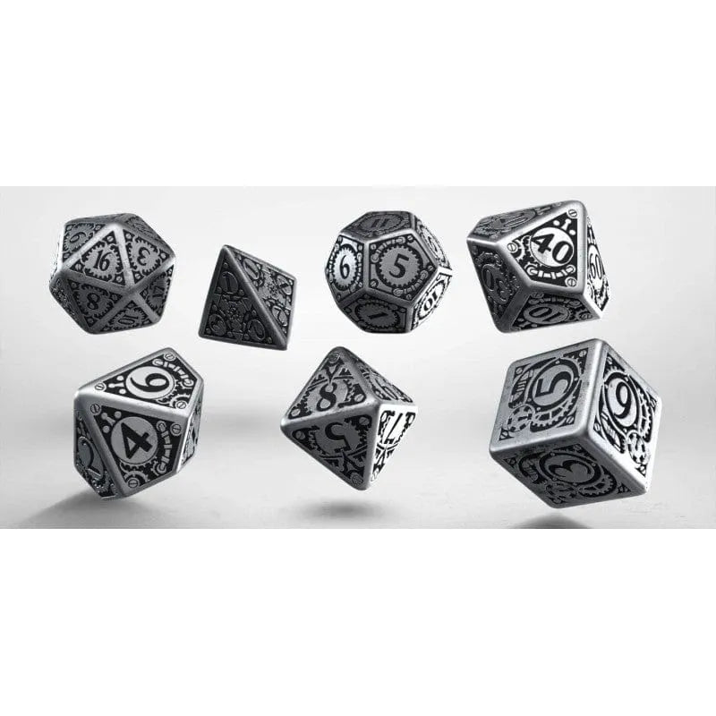 n/a METAL STEAMPUNK DICE SET