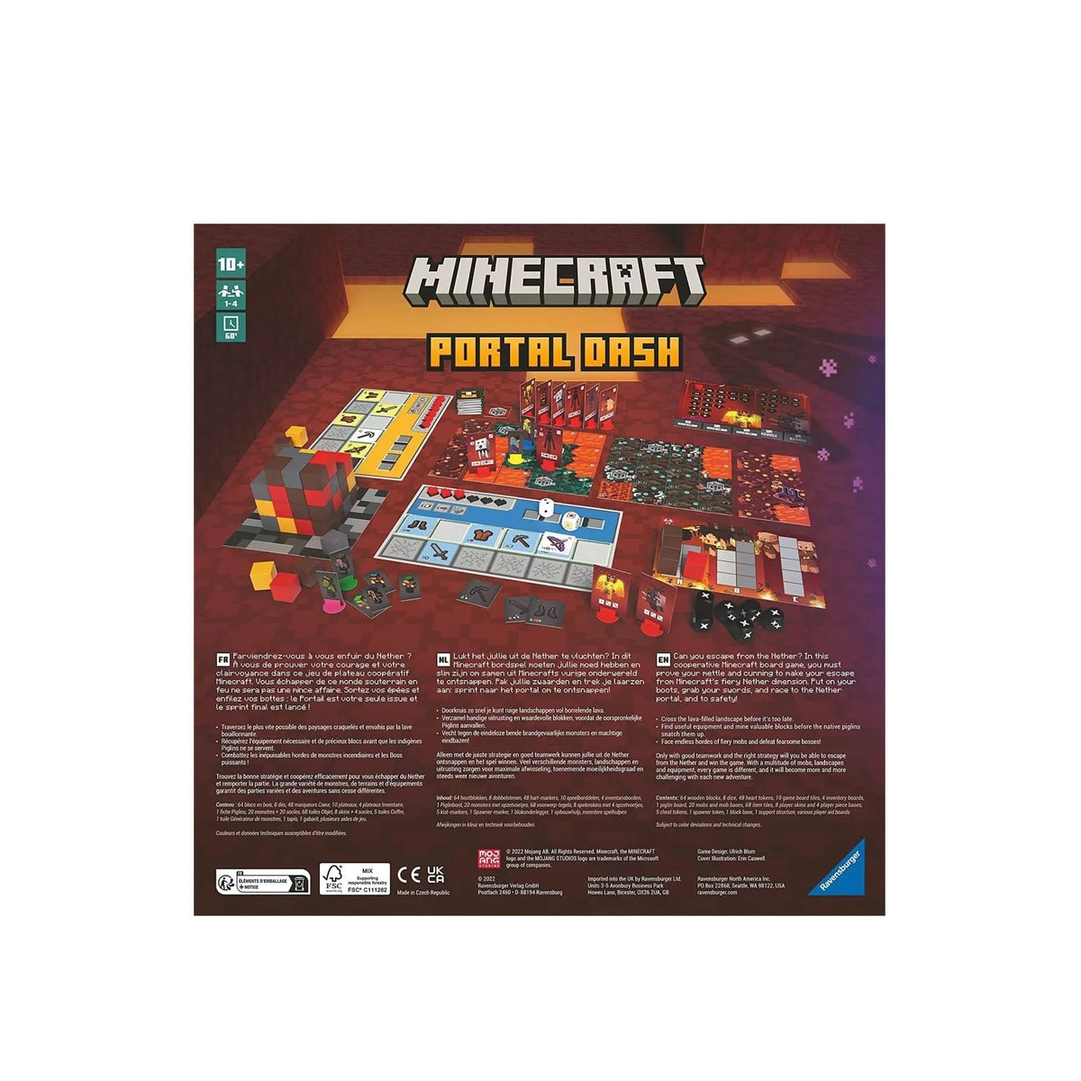 N/A Boardgame Spēle Minecraft Portal Dash