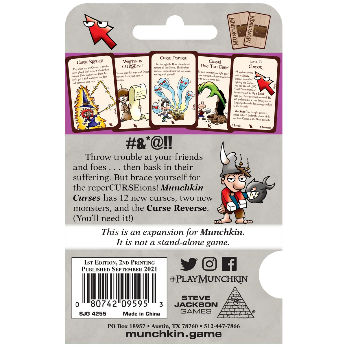 Brain Games LV Munchkin Curses