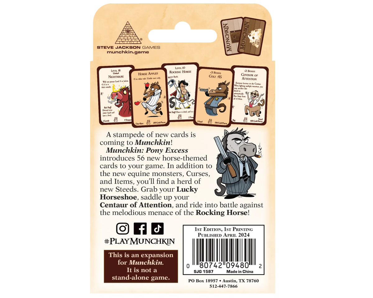 n/a Munchkin Pony Excess (Paplašinājums)