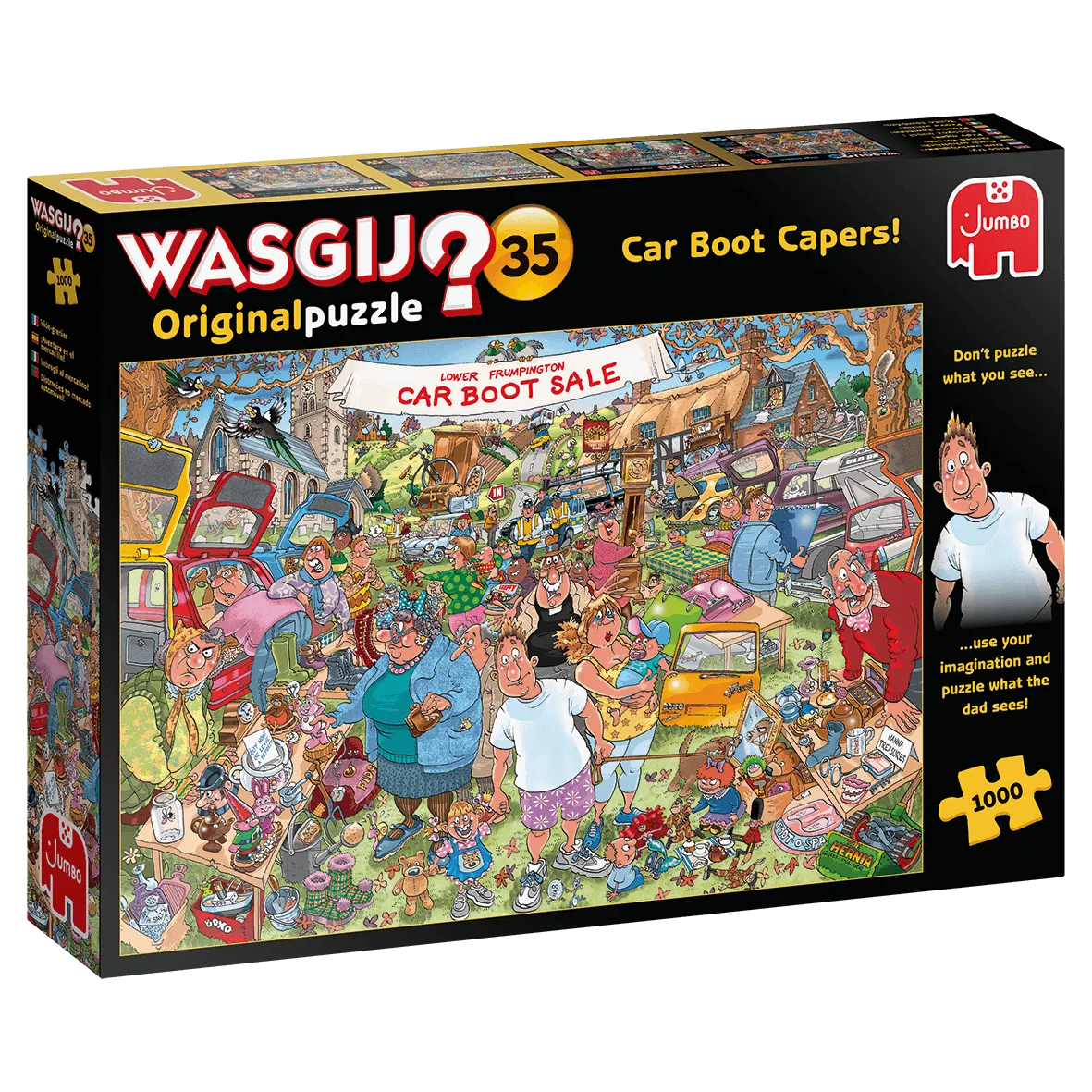 Brain Games LV Puzles Puzle 1000 Wasgij - Car Boot Capers!