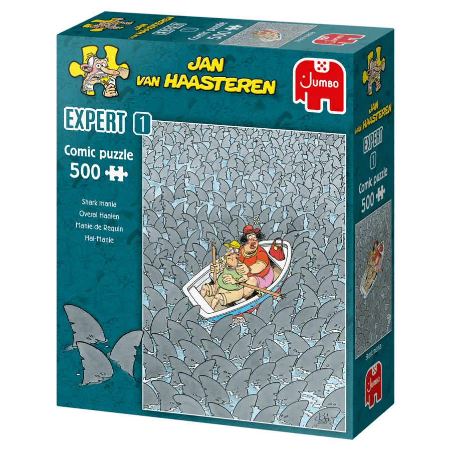 Brain Games LV Puzles Puzle 500 Jan van Haasteren - Shark Mania