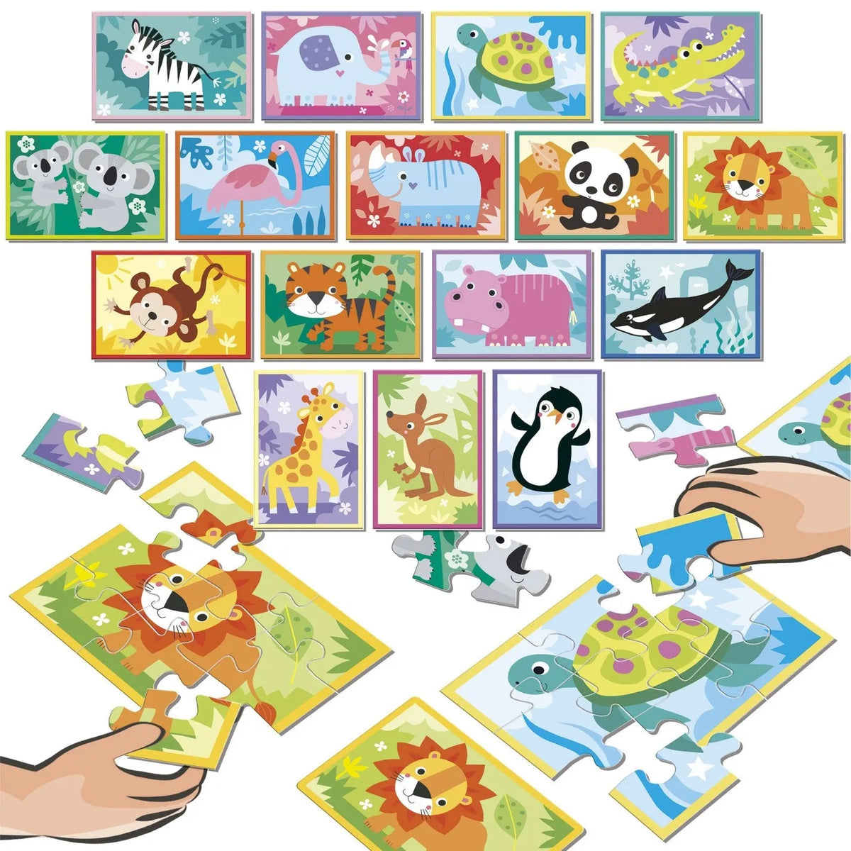 ANIMALS PUZZLE BATTLE