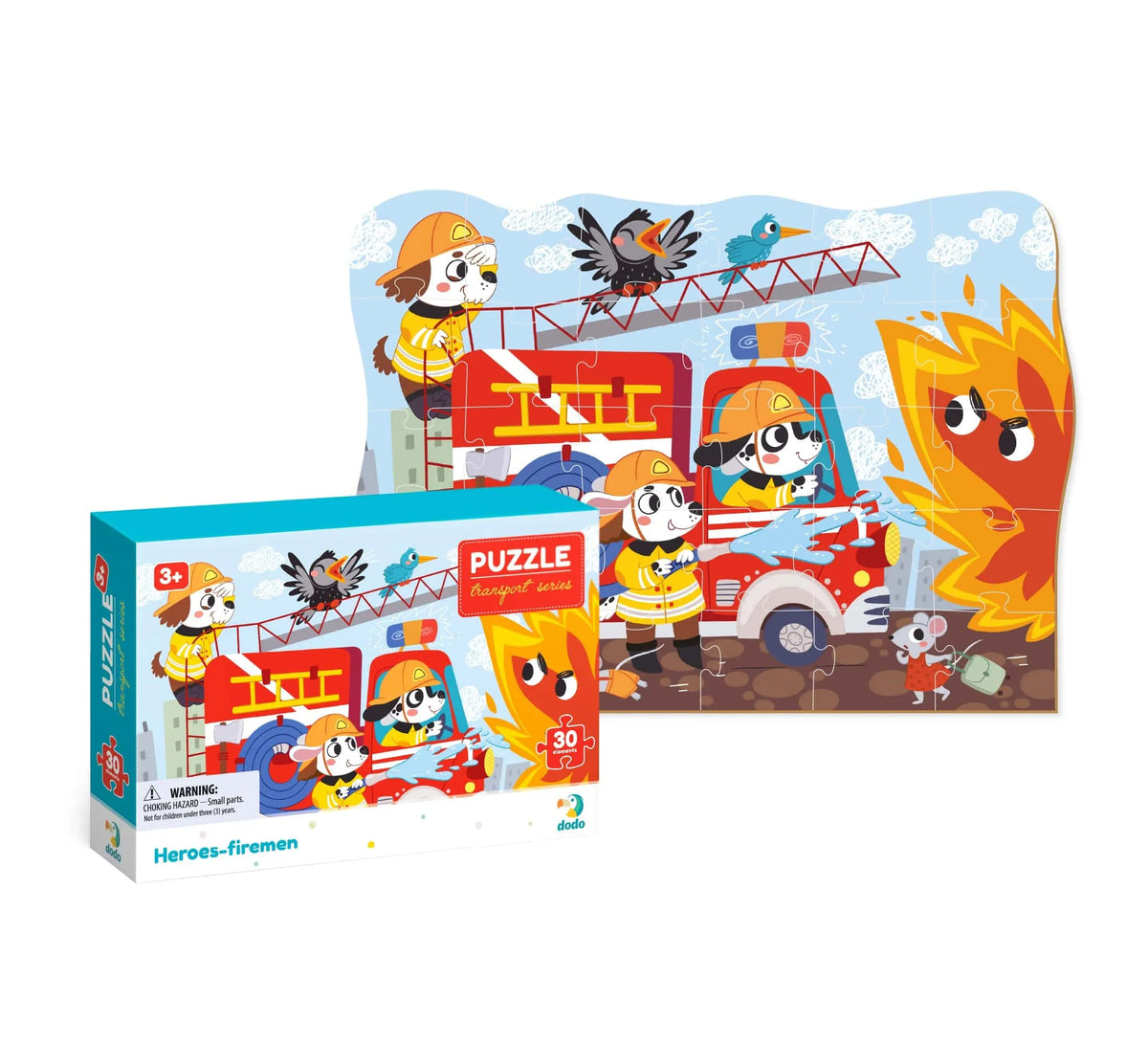n/a Puzzle Heroes-firemen, 30 pcs