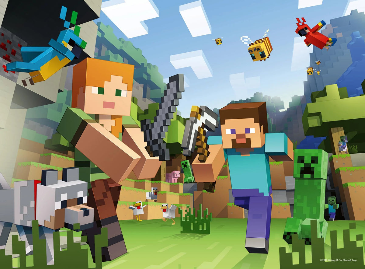 Puzle Minecraft 100
