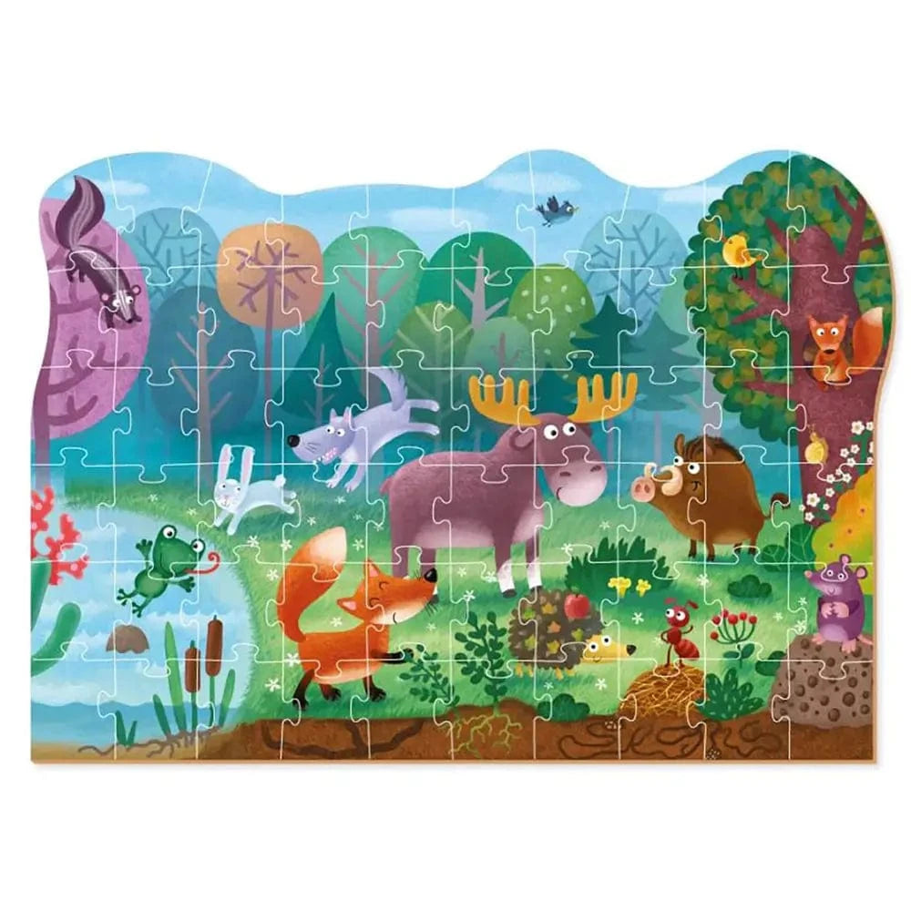 n/a Puzzle Wonder forest animals, 60 pcs