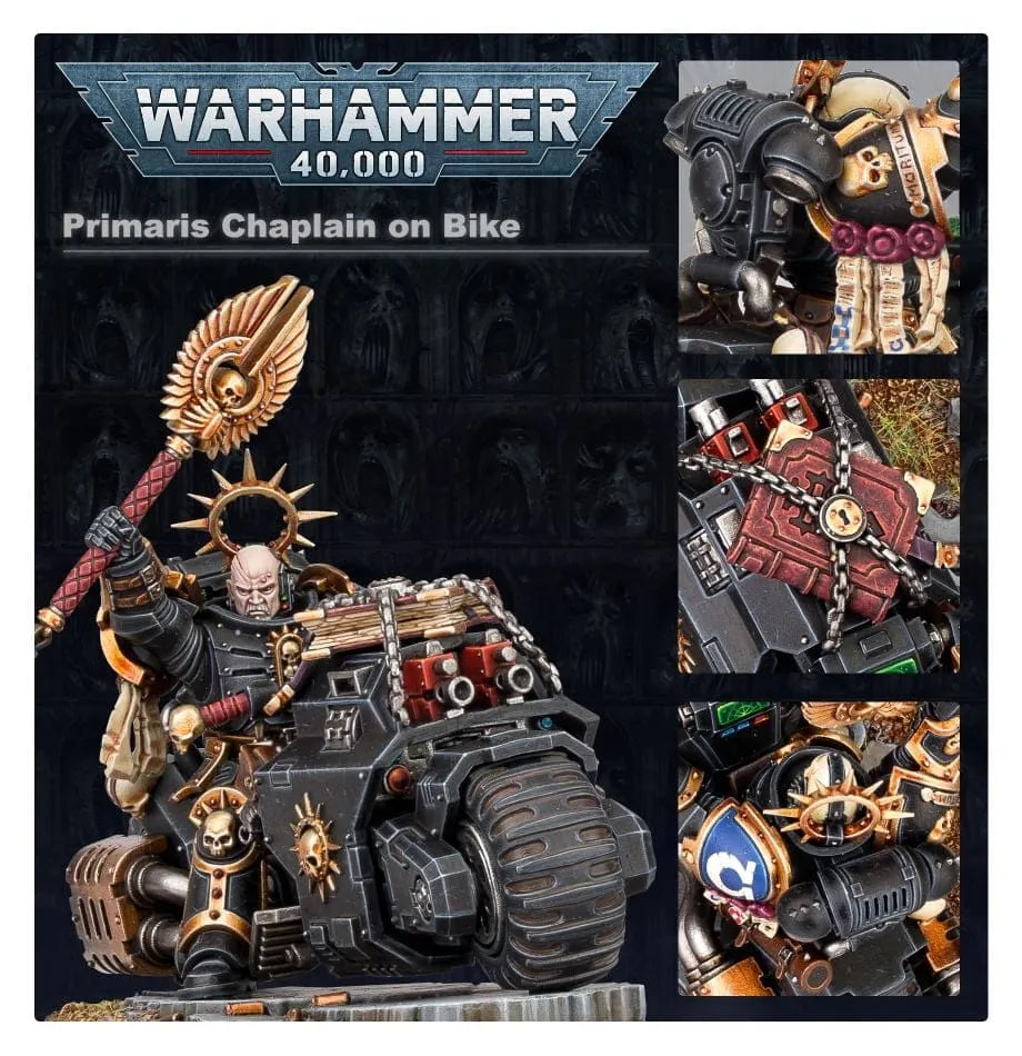 n/a SPACE MARINES: PRIMARIS CHAPLAIN ON BIKE
