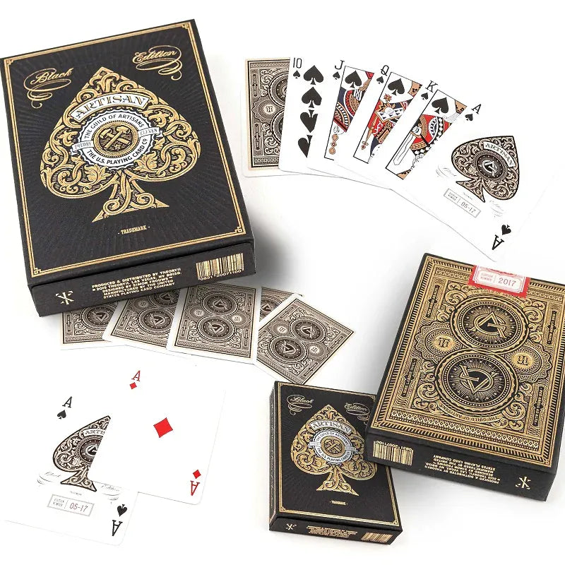 Brain Games LV THEORY11 ARTISAN BLACK PLAYING CARDS