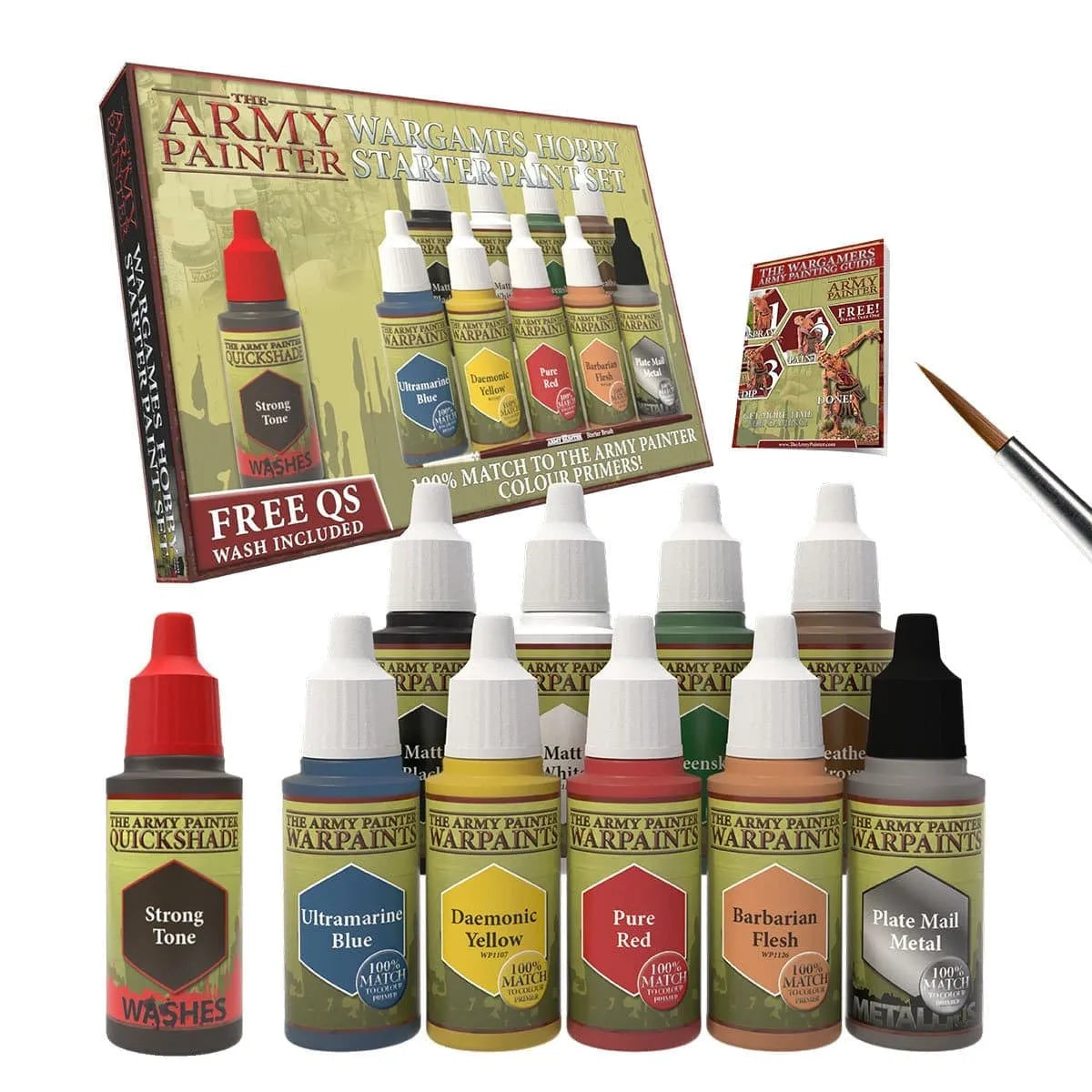 Brain Games LV Krāsošanas piederumi Warpaints Starter krāsu komplekts