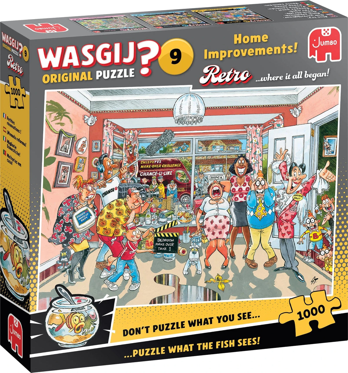 Brain Games LV Wasgij Retro Original 9 - Home Improvements! (1000 pieces)