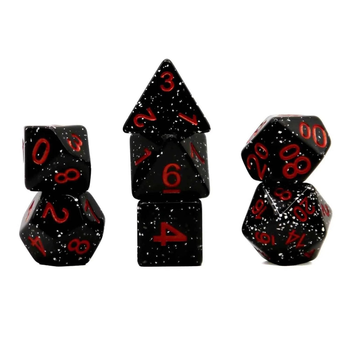 Brain Games LV Würfelset Mehrfarbig: Granite Black (7)