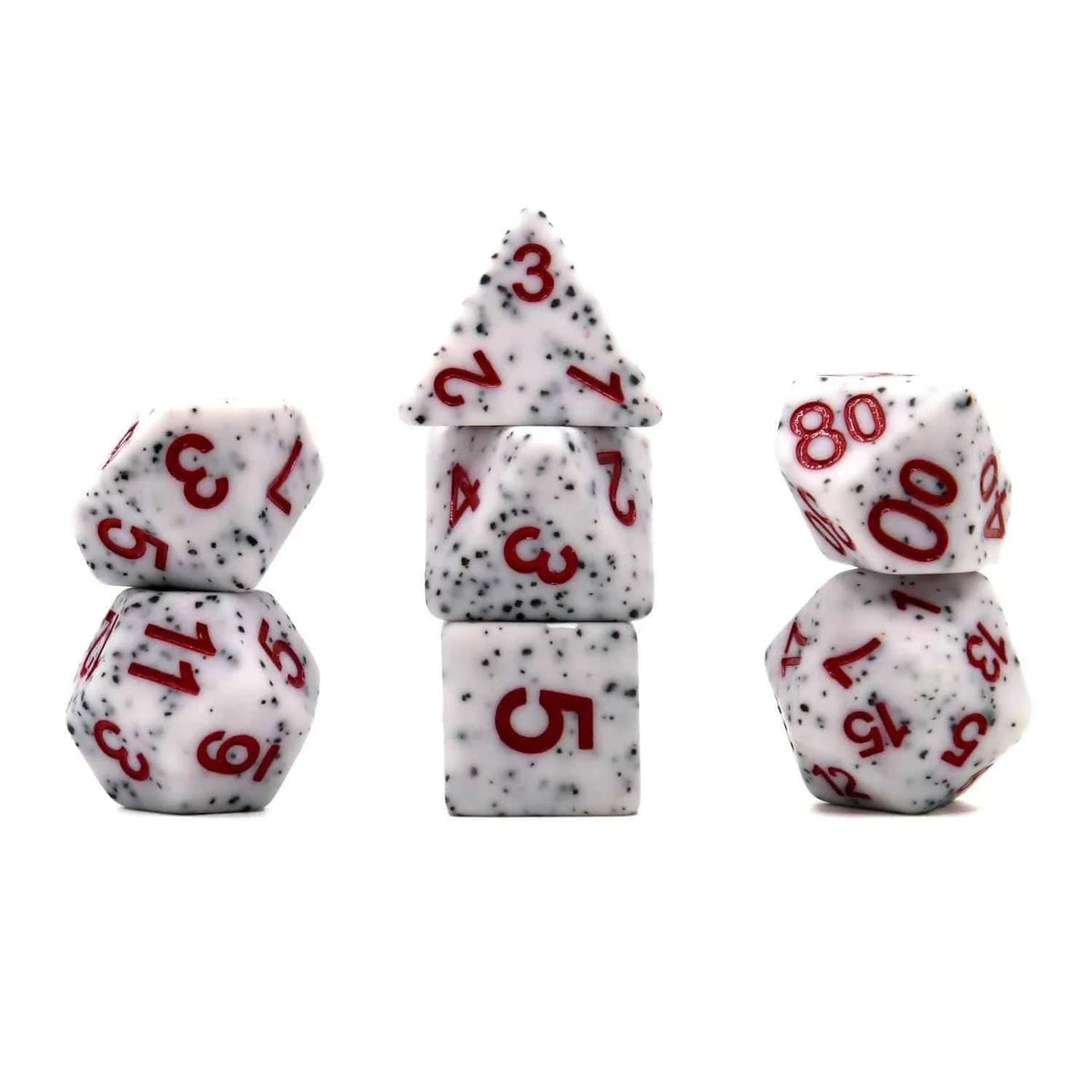 Brain Games LV Würfelset Mehrfarbig: Granite White (7)