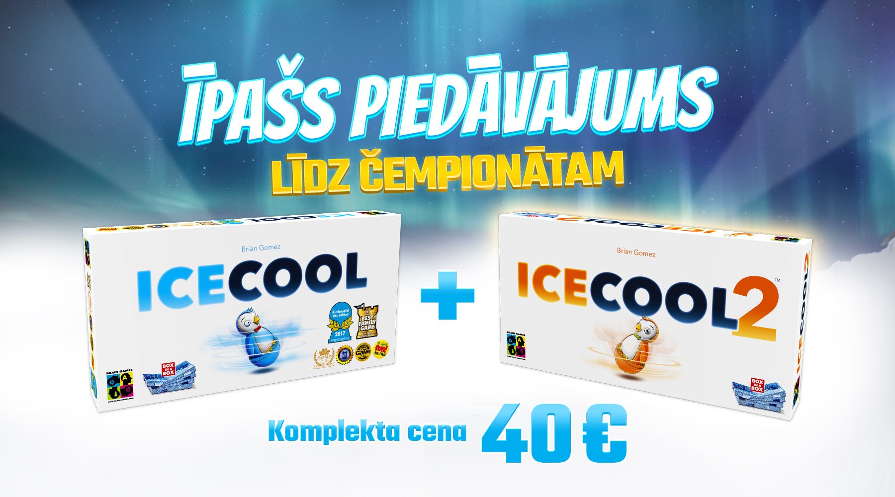 ICECOOL īpašais piedāvājums