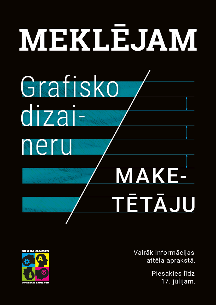 Meklējam grafisko dizaineru/maketētāju