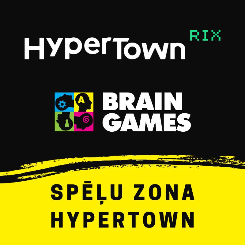Brain Games spēļu zona festivālā HyperTown