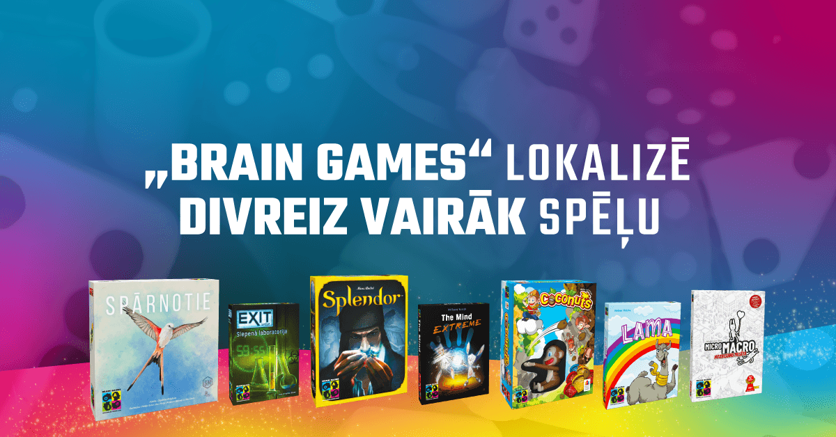 Brain Games šogad sarūpējis divreiz vairāk lokalizēto spēļu nekā ierasts
