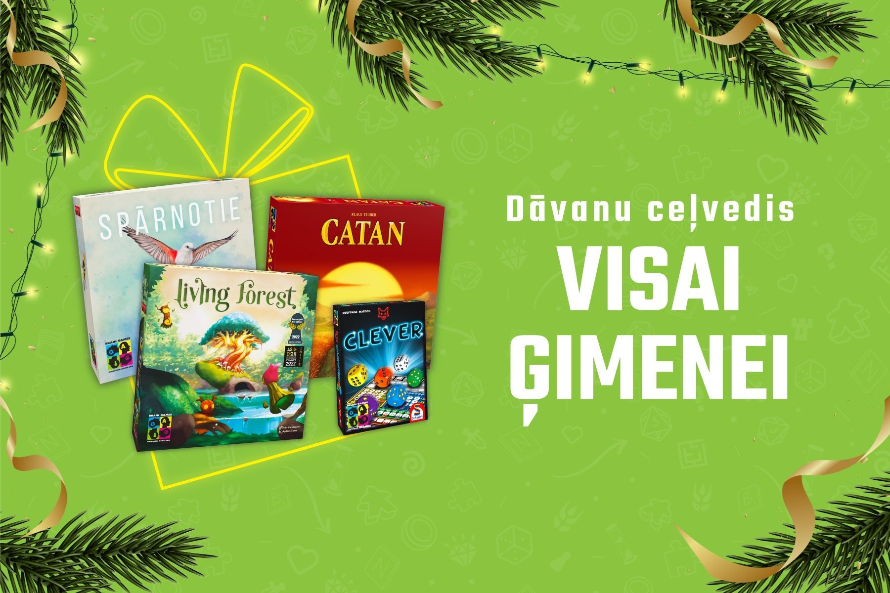 Dāvanu ceļvedis — spēles ģimenei