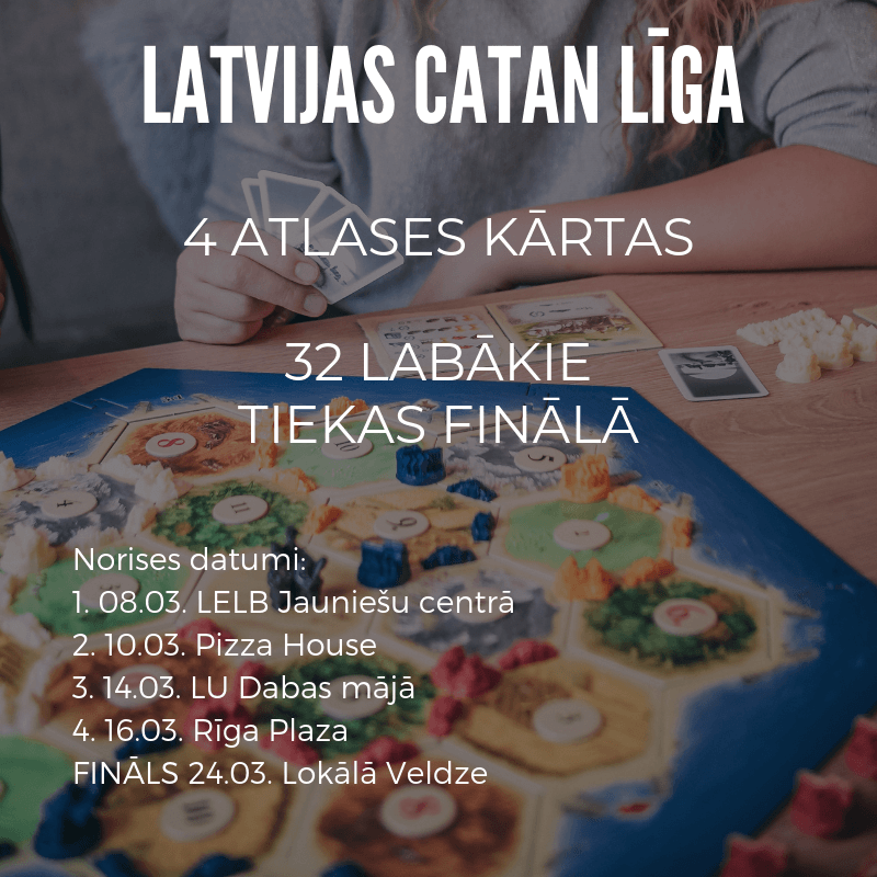 Latvijas Catan līga 2019