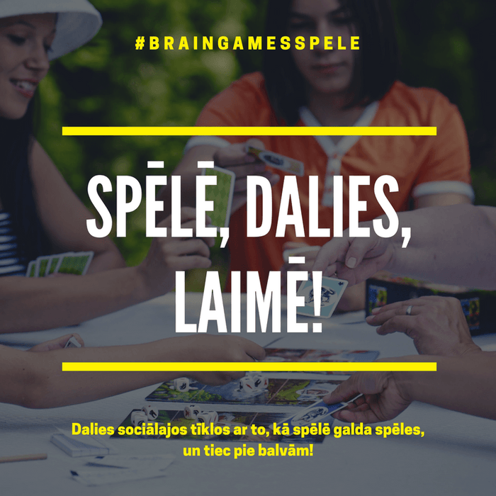 Spēlē, dalies, laimē!