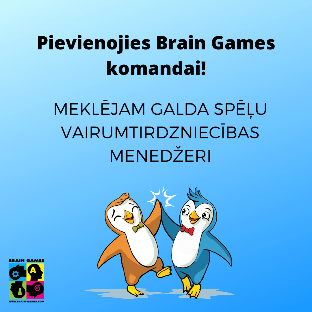 Pievienojies Brain Games komandai