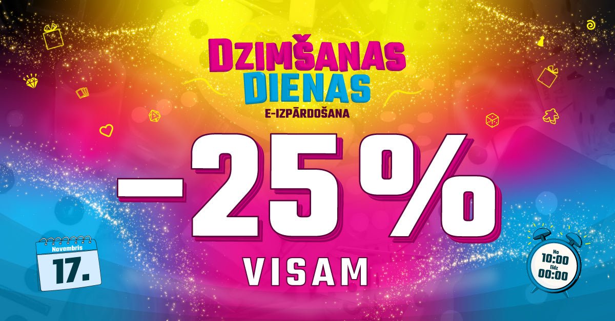 Brain Games dzimšanas dienas e-izpārdošana 2022