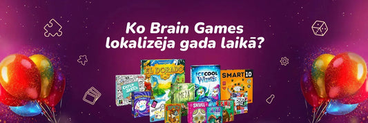 Brain Games spēļu klāstam pievienojas jaunas un arī labi zināmas galda spēles-Brain Games LV