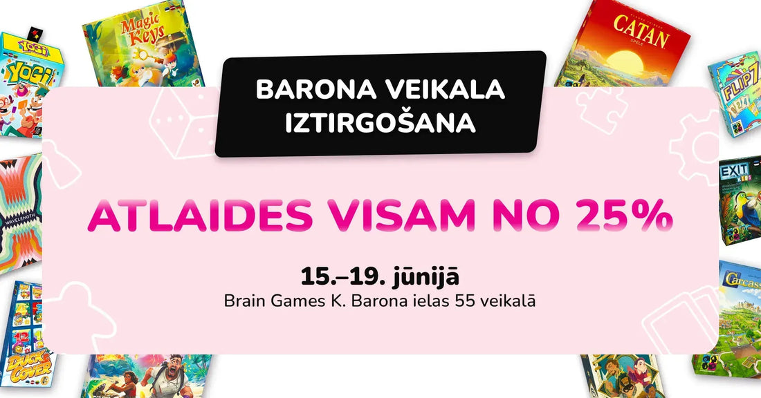 Brain Games veikala iztirgošana-Brain Games LV