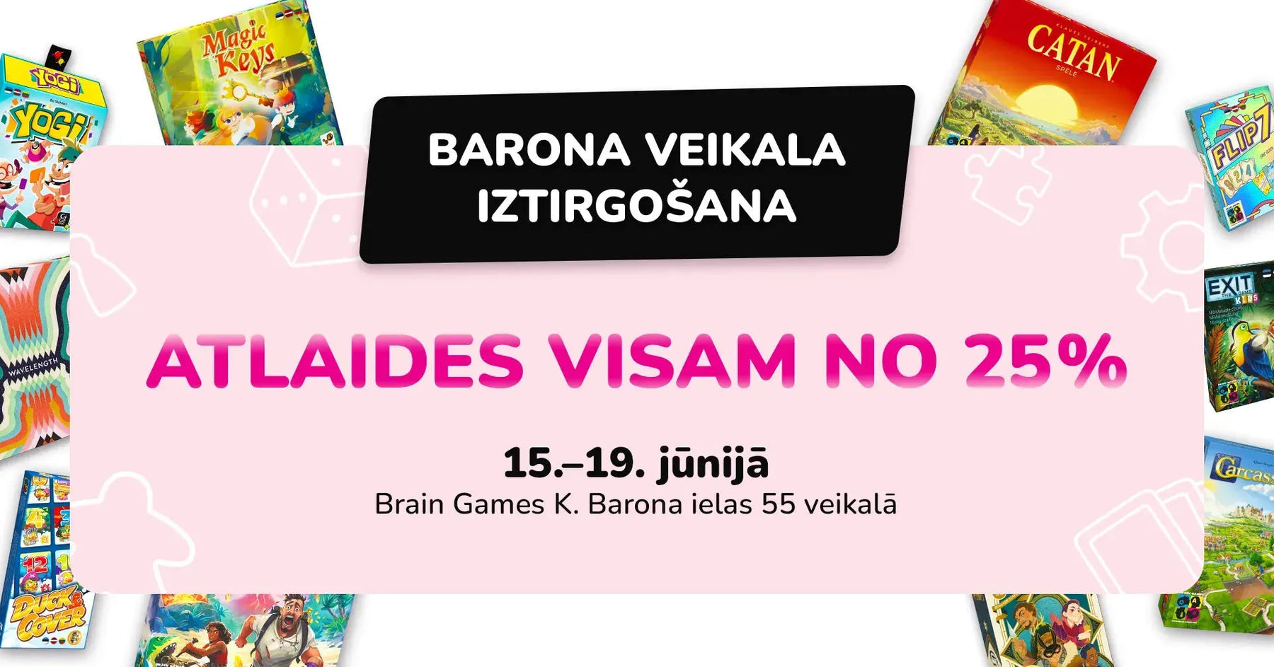 Brain Games veikala iztirgošana-Brain Games LV