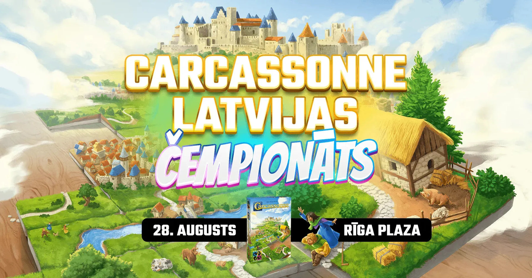 „Carcassonne“ Latvijas čempionāts 2022-Brain Games LV