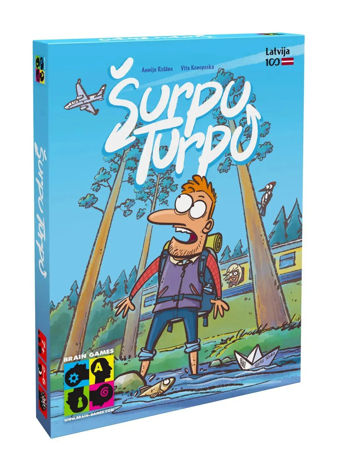 Dāvājam Latvijai jaunu galda spēli — „Šurpu turpu“!-Brain Games LV