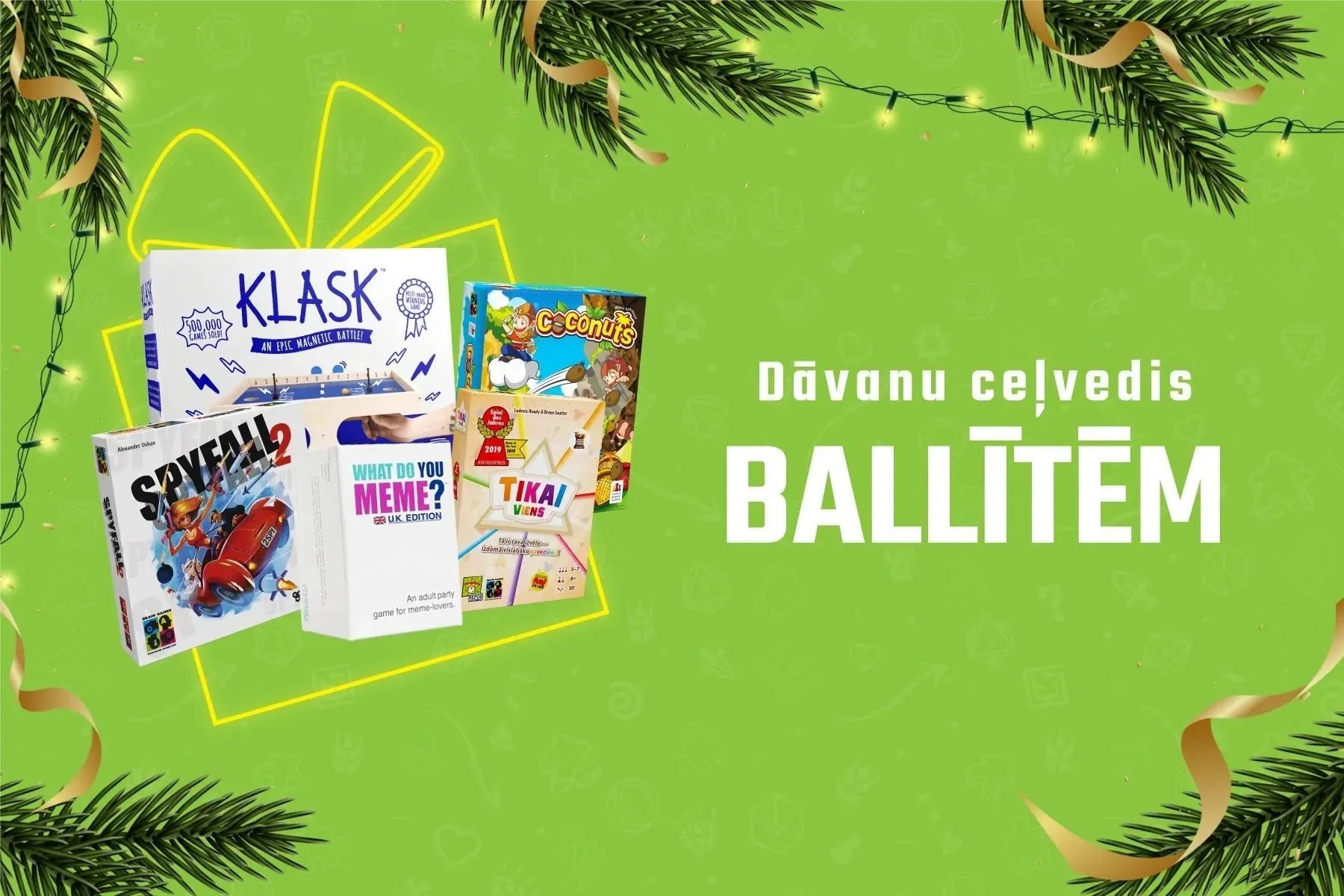 Dāvanu ceļvedis — ballītēm-Brain Games LV