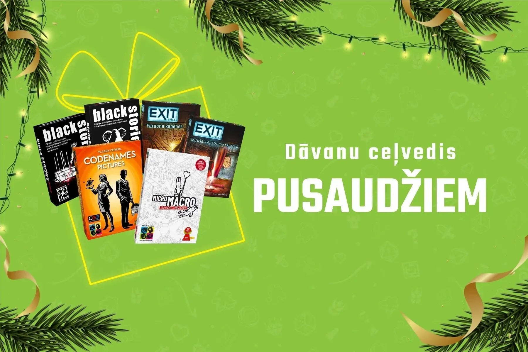 Dāvanu ceļvedis — spēles pusaudžiem-Brain Games LV