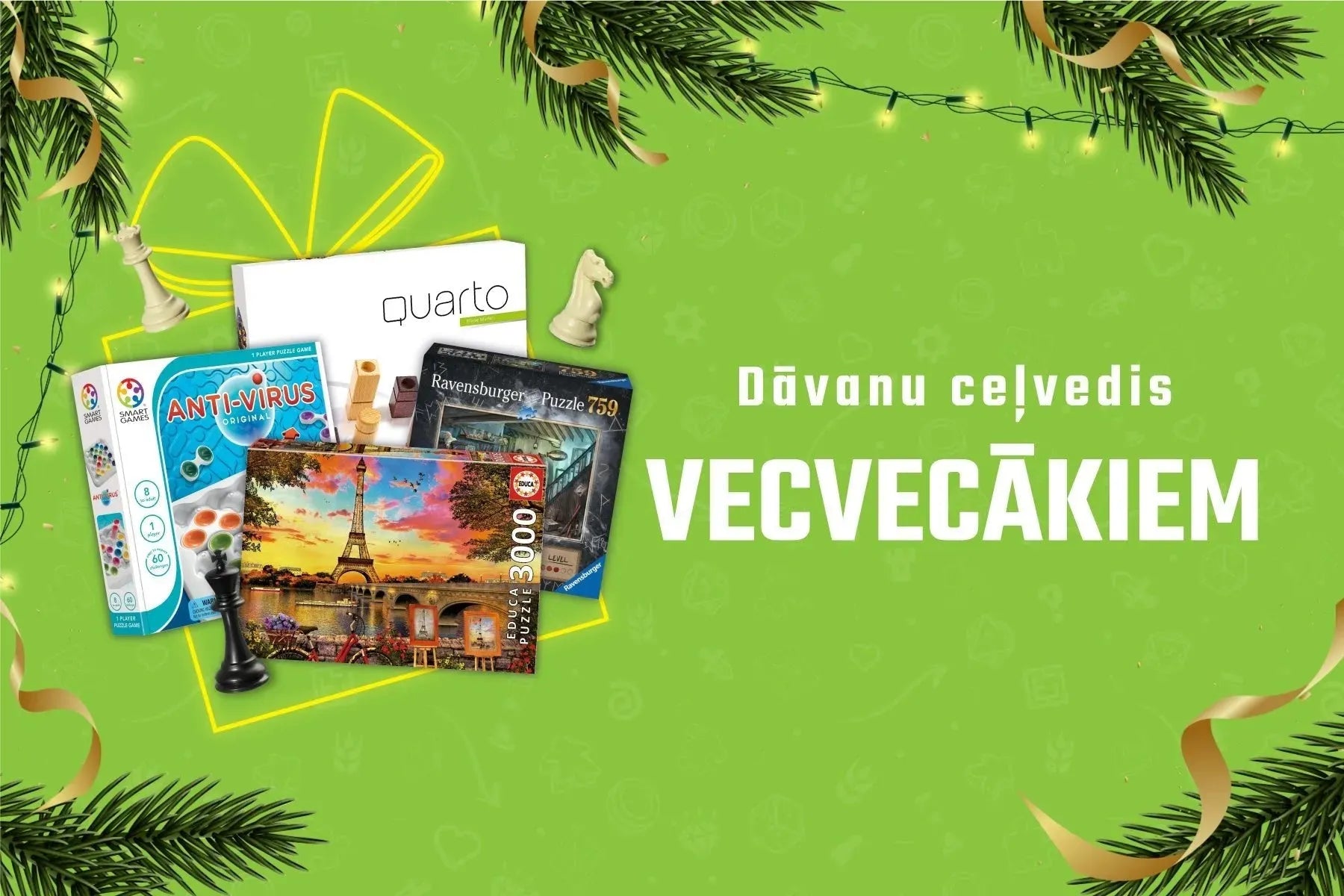 Dāvanu ceļvedis — vecvecākiem-Brain Games LV
