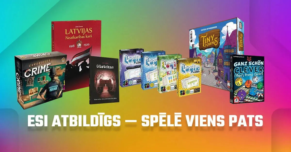 Esi atbildīgs — spēlē viens pats-Brain Games LV